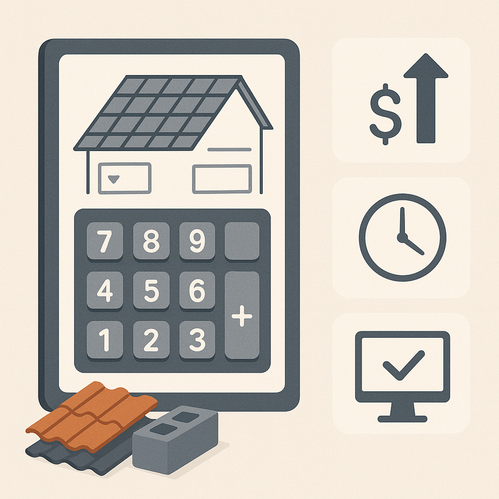 Professional roofing team